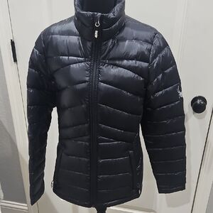Spyder Womens Black Puffer Jacket LIKE NEW size Small
